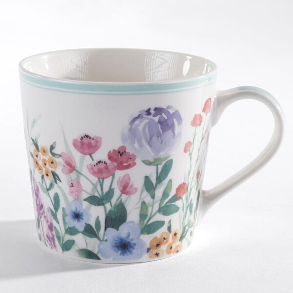 Porcelánový hrnek KVĚTY 440 ml