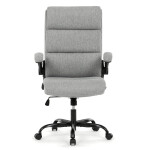 Kancelářské křeslo, houpací mechanismus, šedá látka, KA-K3104 GREY