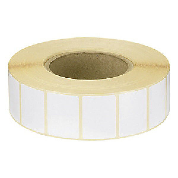 Termotransferové etikety na roli, 148 × 210 mm, ø76 mm, 750 ks, perforované