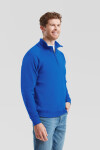 Fruit of the Loom Classic Zip-Neck Sweat Mikina s 1/4 zipem 16.2114 deep navy XXL