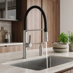 REA - Kuchyňská baterie Lago Brush Nickel REA-B9334