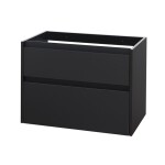 MEREO - Opto, koupelnová skříňka 81 cm, černá CN941S
