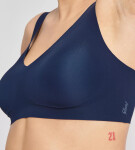 Dámská podprsenka ZERO Feel 2.0 Bralette - BLUE - tm. modrá 2114 - SLOGGI BLUE L