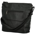 Trendy dámská koženková crossbody kabelka Hazel, černá