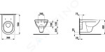 Laufen - Pro Závěsné WC, 560x360 mm, s LCC, bílá H8209504000001