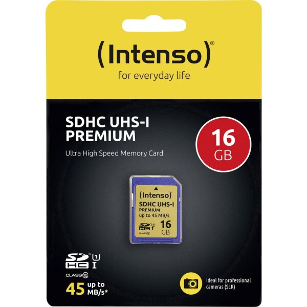 Intenso Premium karta SDHC 16 GB Class 10, UHS-I