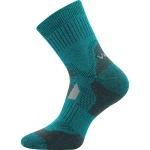 VOXX Ponožky zimní thermo z merino STABIL se stříbrem MODRO-ZELENÉ 39-42 117563
