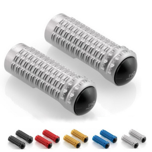 Stupačky sklopné Rizoma B-Pro pro řidiče/spolujezdce, univerzální (2ks) - Červená