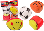 Mamido Měkké sportovní míče basketbal rugby fotbal baseball sada 4 ks