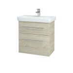 Dřevojas - Umyvadlová skříňka GO SZZ2 60 - D05 Oregon / Úchytka T02 / D05 Oregon 28148B