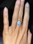 Royal Fashion prsten 14k zlato Vermeil GU-DR23090R-ROSEGOLD-MOONSTONE Velikost: 10 (EU: 61-63)