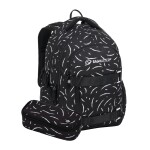 Studentský batohový 3-dílný set Bagmaster NOMAD 25 A ČERNO-BÍLÝ (batoh,pouzdro)