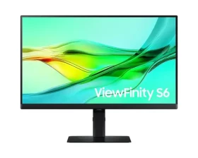 24" SAMSUNG ViewFinity S6 černá / IPS / 2560x1440 / 16:9 / 5ms / 1000:1 / 350cd-m2 / HDMI + DP / USB / VESA (LS24D600UAUXEN)