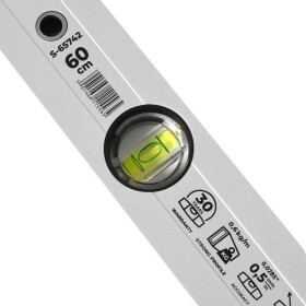 Vodováha hliníková anodovaná s magnetem, 80 cm, STALCO PERFECT