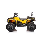 Mamido Dětská elektrická čtyřkolka Can-Am Outlander ATV 4x200W žlutá