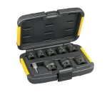DeWalt DT7507 / 9-dílná sada tvrzených hlavic pro rázové utahováky 1:2"