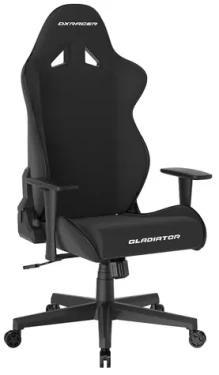 DXRacer GLADIATOR Herní židle černá látková / 125-134 cm / látka / 130 kg / Područky (1053462)