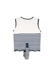 Konges Sløjd Plovací vesta Ellis Marine Stripe 1-2Y, modrá barva, textil