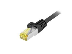 Equip Cat6a S/FTP černá / Patch kabel / venkovní / RJ45-RJ45 / 0,5 m / LSZH / PoE+ (605107)