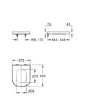 GROHE - Euro Ceramic WC sedátko, alpská bílá 39331002