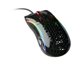 Glorious Model D lesklá černá / herní myš / 12000 DPI / 6 programovatelných tlačítek / RGB / 2m (GD-GBLACK)