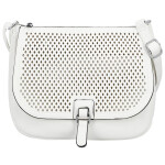Stylová dámská koženková crossbody kabelka Kajla, bílá