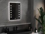 MEXEN - Ner zrcadlo s osvětlením 50 x 70 cm, LED 600 9809-050-070-611-00