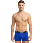 Le Coq Sportif pánské boxerky 3PAK červené šedé tmavě modré XL