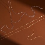ELENYS Flow Line – náhrdelník z prémiové oceli Délka: 38-44 + 5 / max. 49 cm