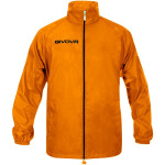 Unisex bunda do deště Basico Fluo RJ001 0028 oranžová - Givova 2XL