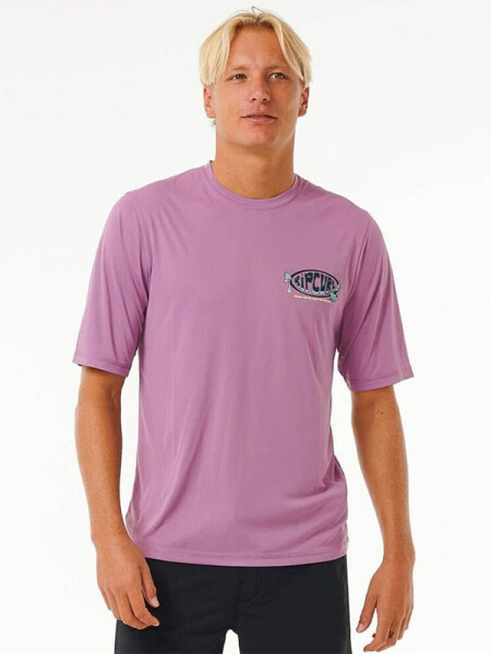 Rip Curl MASON PIPELINER DUSTY PURPLE pánské tričko krátkým rukávem