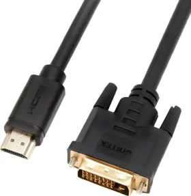 Unitek C1271BK-2M černá / Adaptér HDMI - DVI-D / Obousměrný / 4K 60Hz (C1271BK-2M)