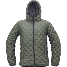 CERVA NEURUM péřová bunda tm.olivová 4XL 03310038E5007