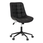 Pracovní židle, výškově nastavitelná, černá látka, KA-V3120 BK3