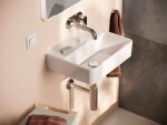 HANSGROHE - Xanuia Q Umývátko 45x34 cm, bez přepadu, bez otvoru pro baterii, bílá 60231450