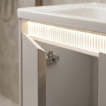 REA - Sada koupelnového nábytku s umyvadlem Sora DE07-60 Beige 60CM REA-M0607