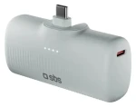 SBS EcoPower 5000 mAh šedá / Powerbanka / 10 W / integrovaný USB-C konektor