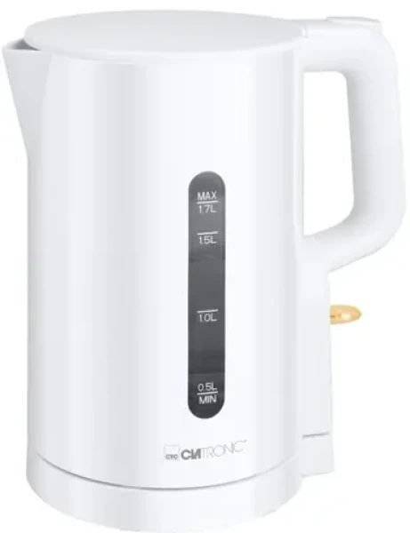 Clatronic WK 3835 bílá / Rychlovarná konvice / 2200 W / 1,7 l / vyjímatelný filtr (264836)