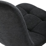 Jídelní židle, šedá, látka, DCL-193 GREY2