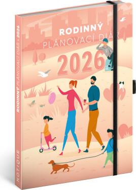 Diář 2026: Rodinný pomocník všech rodičů, 15 × 21 cm