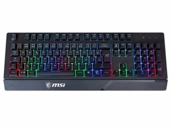 MSI Vigor GK20 / Herní klávesnice / membránová / USB / RGB / US Layout (S11-04US261-CLA)