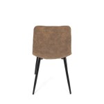 Jídelní židle, hnědá, látka vintage, CT-281 COF3