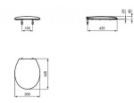 IDEAL STANDARD - Alpha WC sedátko, bílá W303801