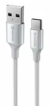 SWISSTEN TEXTILE II datový kabel USB - USB-C 1.5m bílá (71521310)