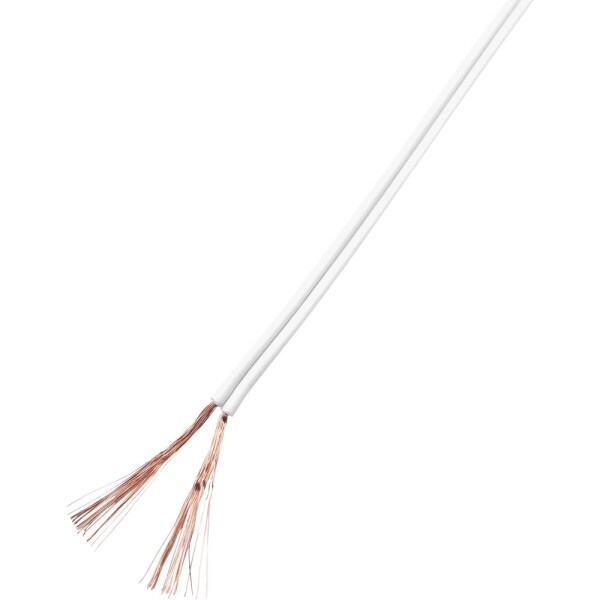 TRU COMPONENTS 93030c533 lanko/ licna 2 x 1 mm² bílá 25 m