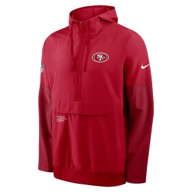 Nike Pánská bunda San Francisco 49ers NFL Sideline Half-Zip Anorak Velikost: 2XL