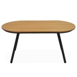 Zahradní set 1+1+2, stůl 90x48, židle a dvojsedačka, přírodní umělý ratan, kov antracit, světle šedá látka