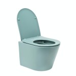 Wc s prkénkem softclose závěsné SAT Infinitio zelená mat zadní odpad SATINF010RREXPLGEM SATINF010RREXPLGEM
