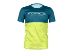 Force Kid MTB Cherry dětský dres krátký rukáv modrá/limetková vel. 154/164