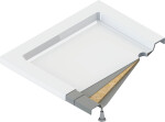 DEANTE - Jasmin bílá - Akrylátová sprchová vanička, půlkulatá, 90 cm KGJ_053B